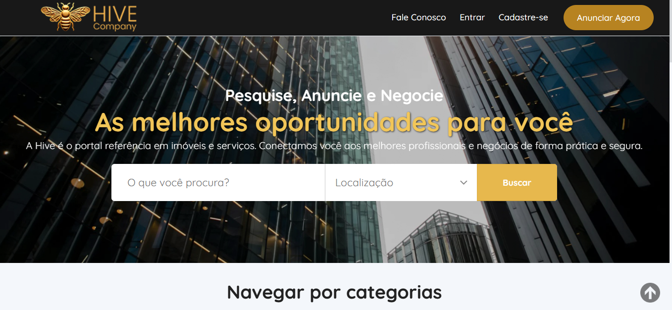 Hive Company App Imobiliária
